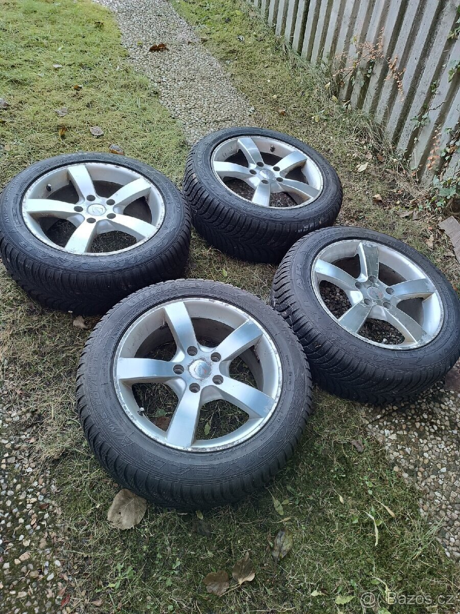 Zimní ALU sada kol VW golf 6 VI 205/55 R16