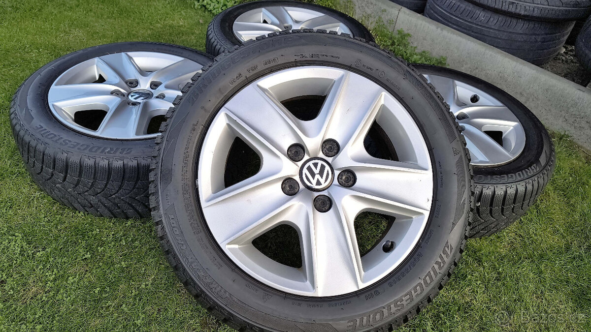 Zimní sada originál 5x112 VW GOLF Touran 205/55 R16