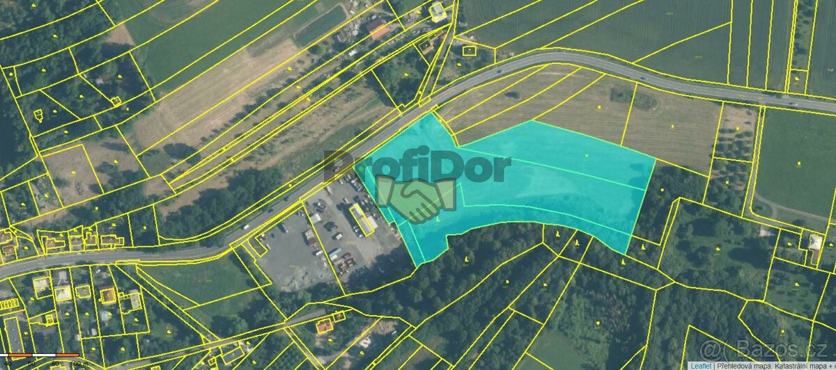 Prodej komerčních pozemků o výměře  22 154 m2, ve Valašském 