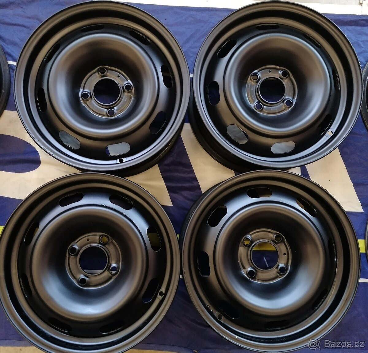 Ocelové disky 15" 4X108 J6.0 ET 27 Citroen Peugeot Opel