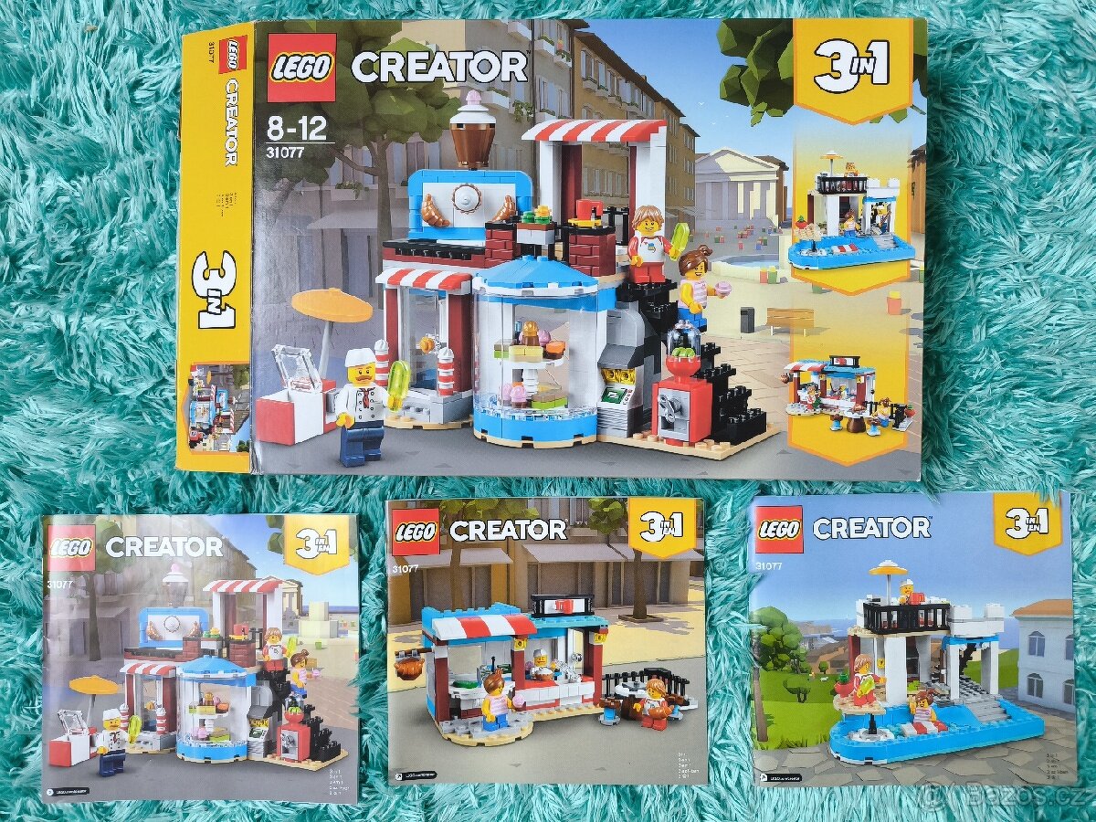 LEGO Creator 31077 Cukrárna + KRABICE