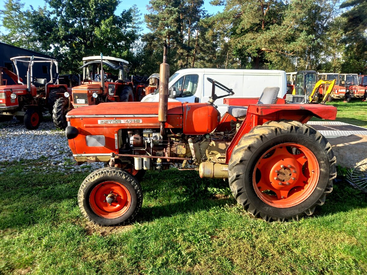 Zetor 4718, původní slušný stav, kompletní vzduch