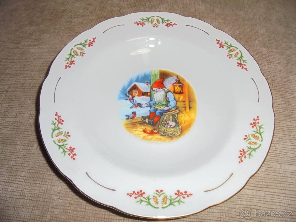 RaritaCHristineholm Porcelanie Plate -Lars Carlson-talíř hl