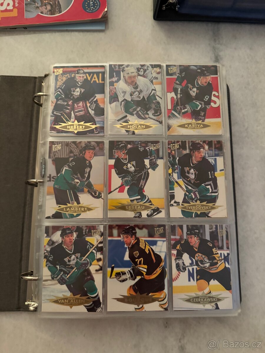 Prodej karet NHL 95-96 FLEER Ultra