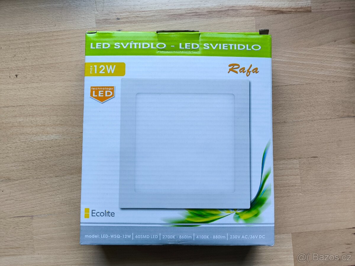 Vestavný LED panel ECOLITE Rafa 12W