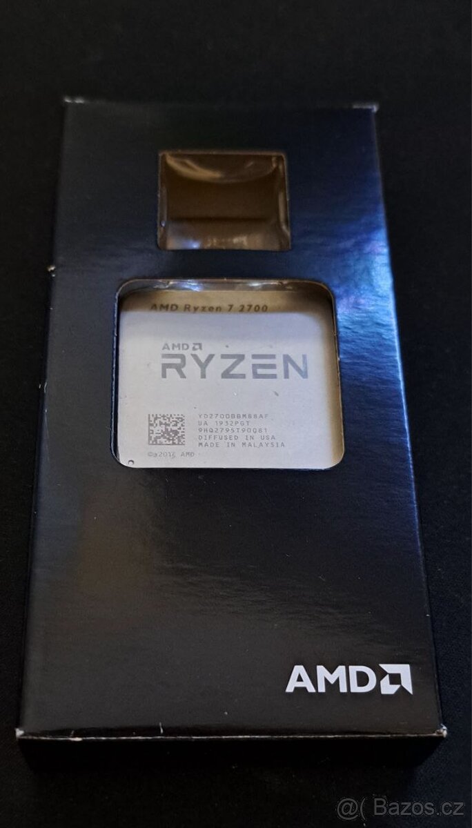 AMD Ryzen 7 2700 – 8 jader / 16 vláken, skvělý stav