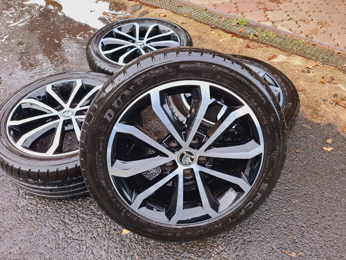 Alu kola 17" Škoda Octavia Hawk 5x112 s pneu 225/45R17