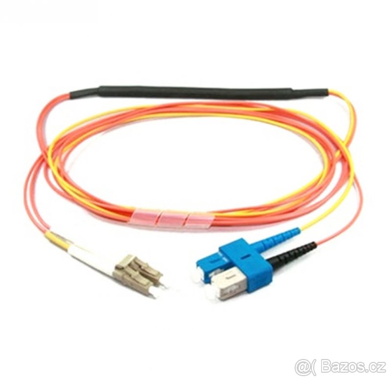 Optické kabely patchcord fiber různé konektory LC SC ST