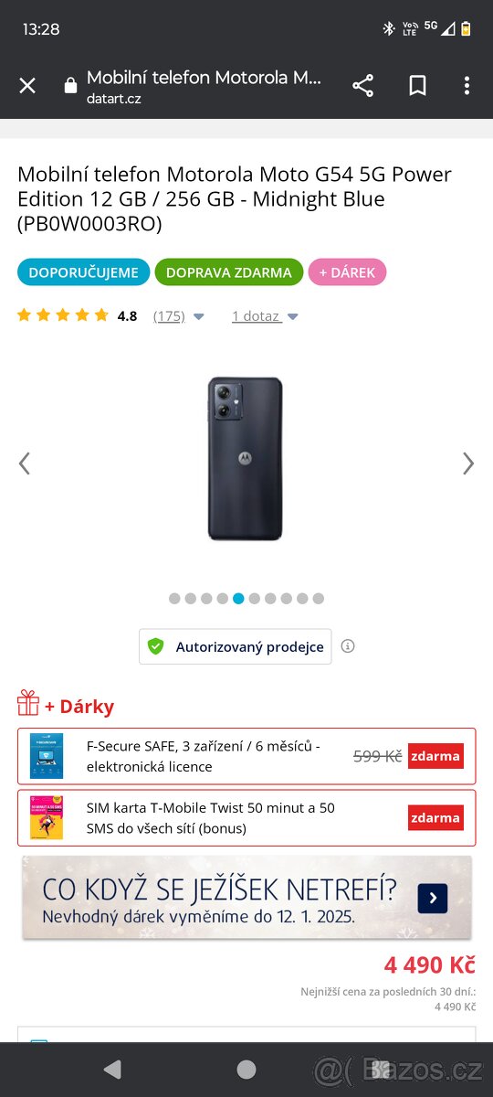 Vyměním noví telefon telefon je stari 2 tidni