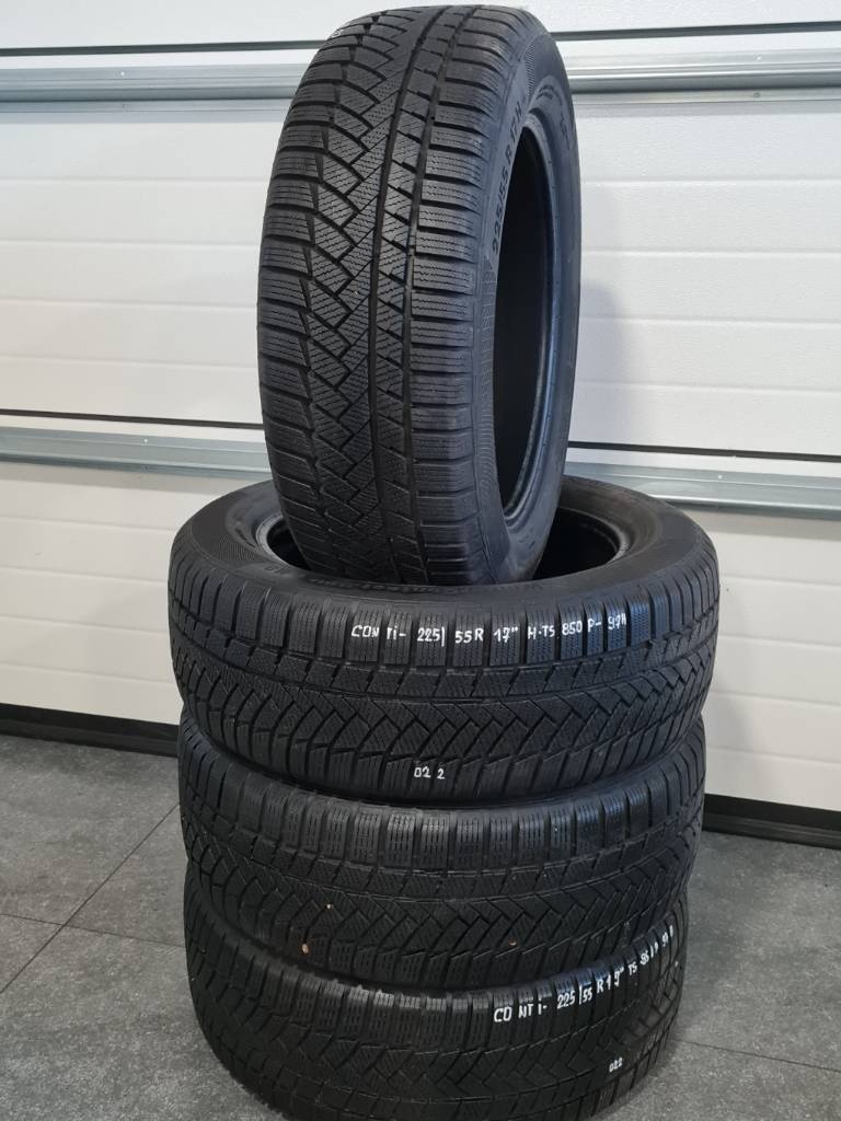 4x Continental 225/55 R17 97H Zimné pneumatiky