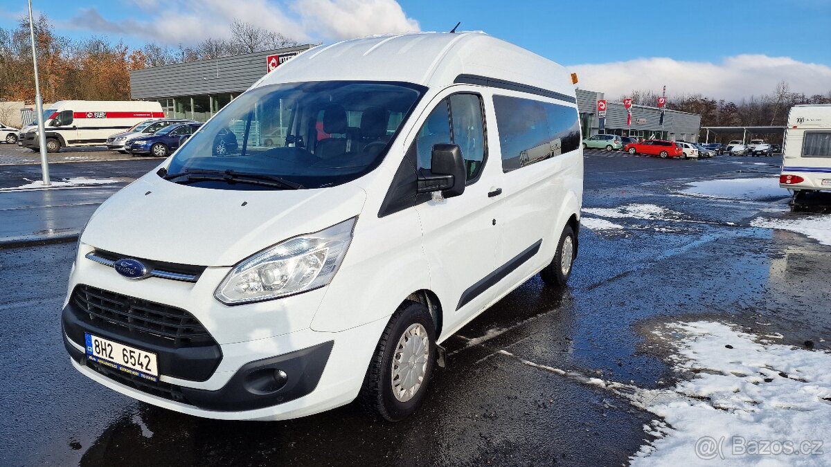 Ford transit custom L2H2, 9míst, obytný