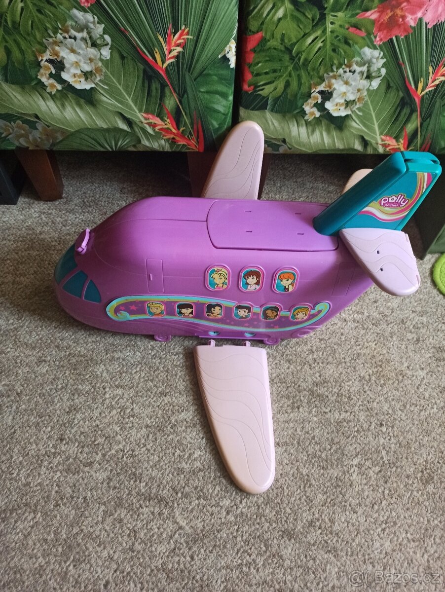 Polly Pocket maxi-Letadlo Jumbo Jet 2007