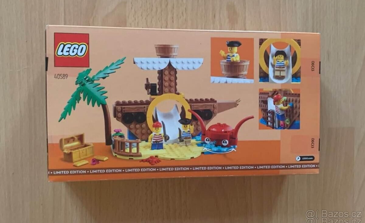 Lego 40589 Hřiště s pirátskou lodí