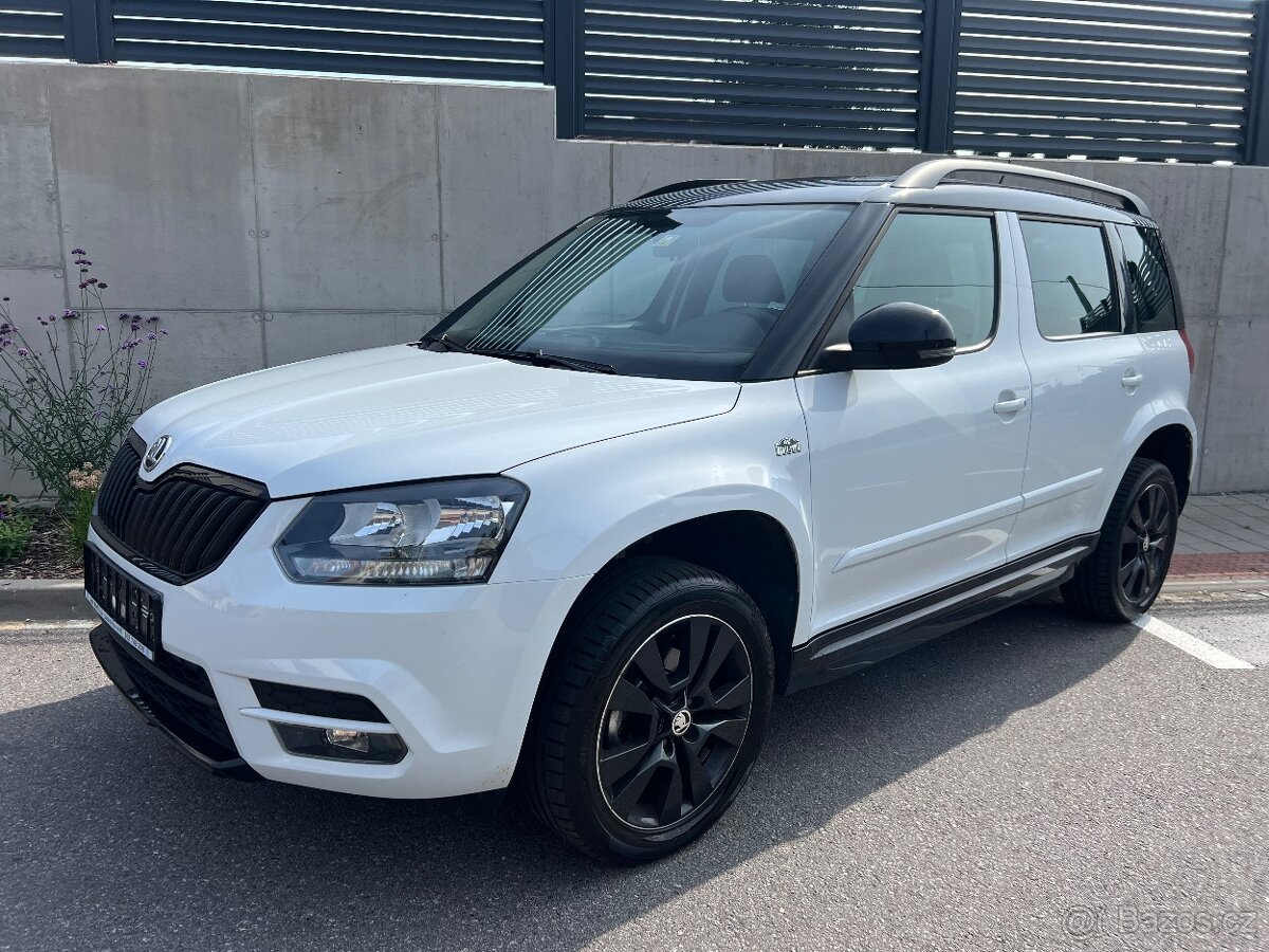 ŠKODA YETI MONTE CARLO NAJETO POUZE 81400KM