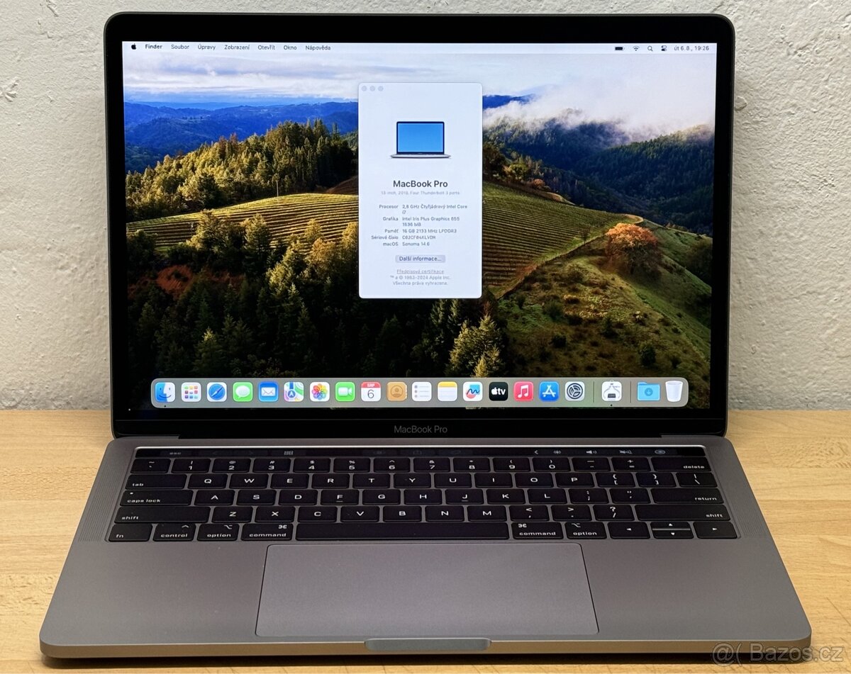 MacBook Pro 13” 2019/16GB RAM/i7/512GB SSD/Záruka