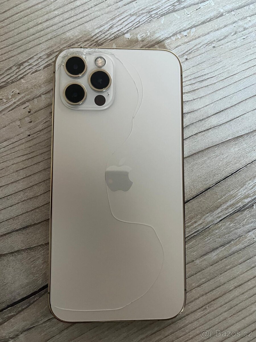 Apple iPhone 12 pro 256GB, prasklé zadní sklo