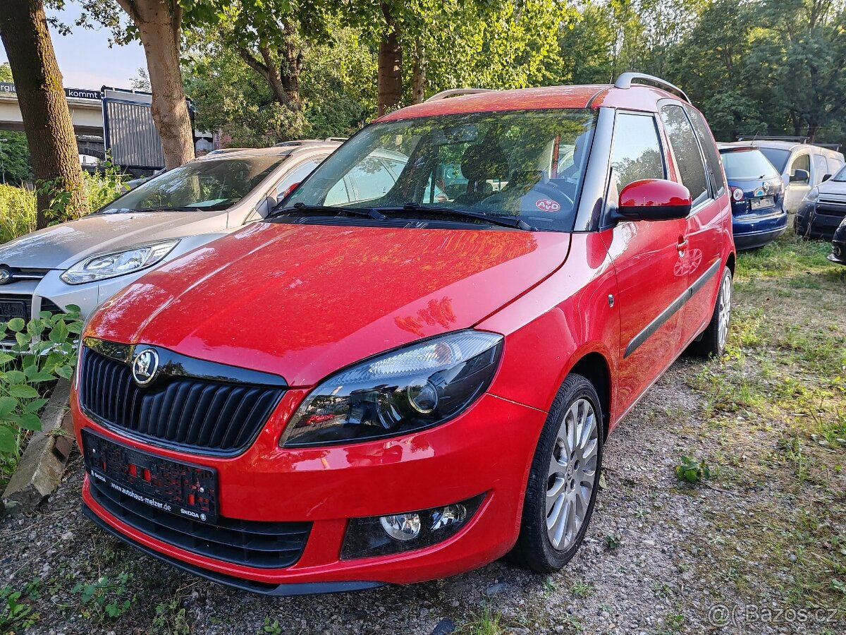 benzínová Škoda Roomster Tsi 63kW 44000km 5/2015 TOP AUTO