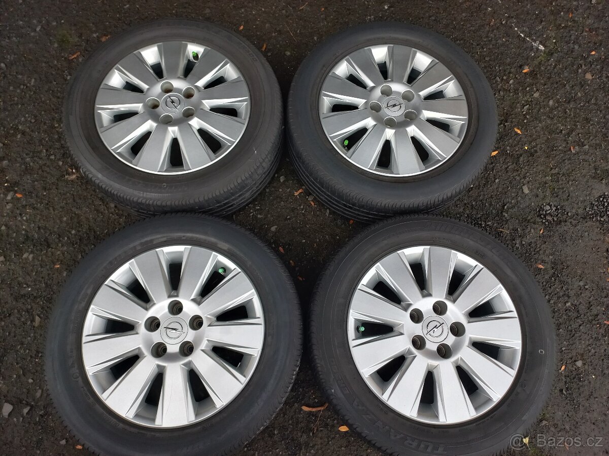 Sada Orig ALU kol Opel 215/55R16 letní