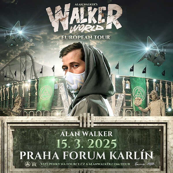 Alan Walker Praha vstupenky