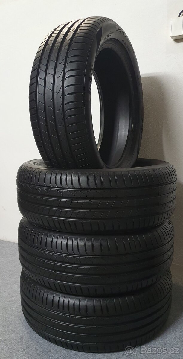 4x NOVÉ 225/50 R18 Letní pneu Pirelli Cinturato P7