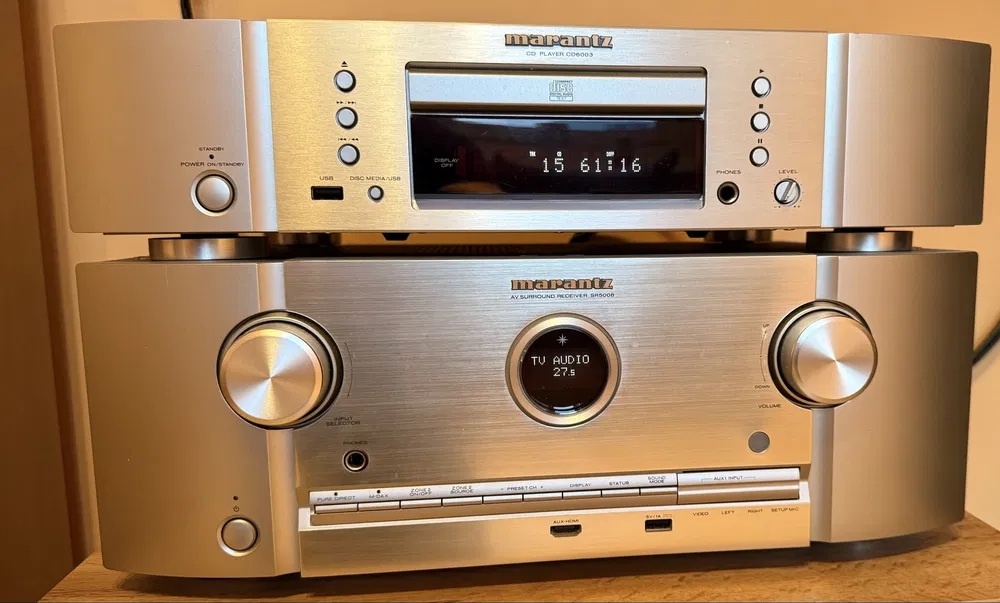 MARANTZ SR5008 RECEIVER & CD6003 CD PLAYER