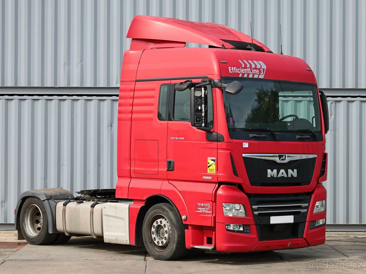 MAN TGX 18.460, LOW DECK, EURO 6, NEZÁVISLÁ KLIMATIZACE, AUT