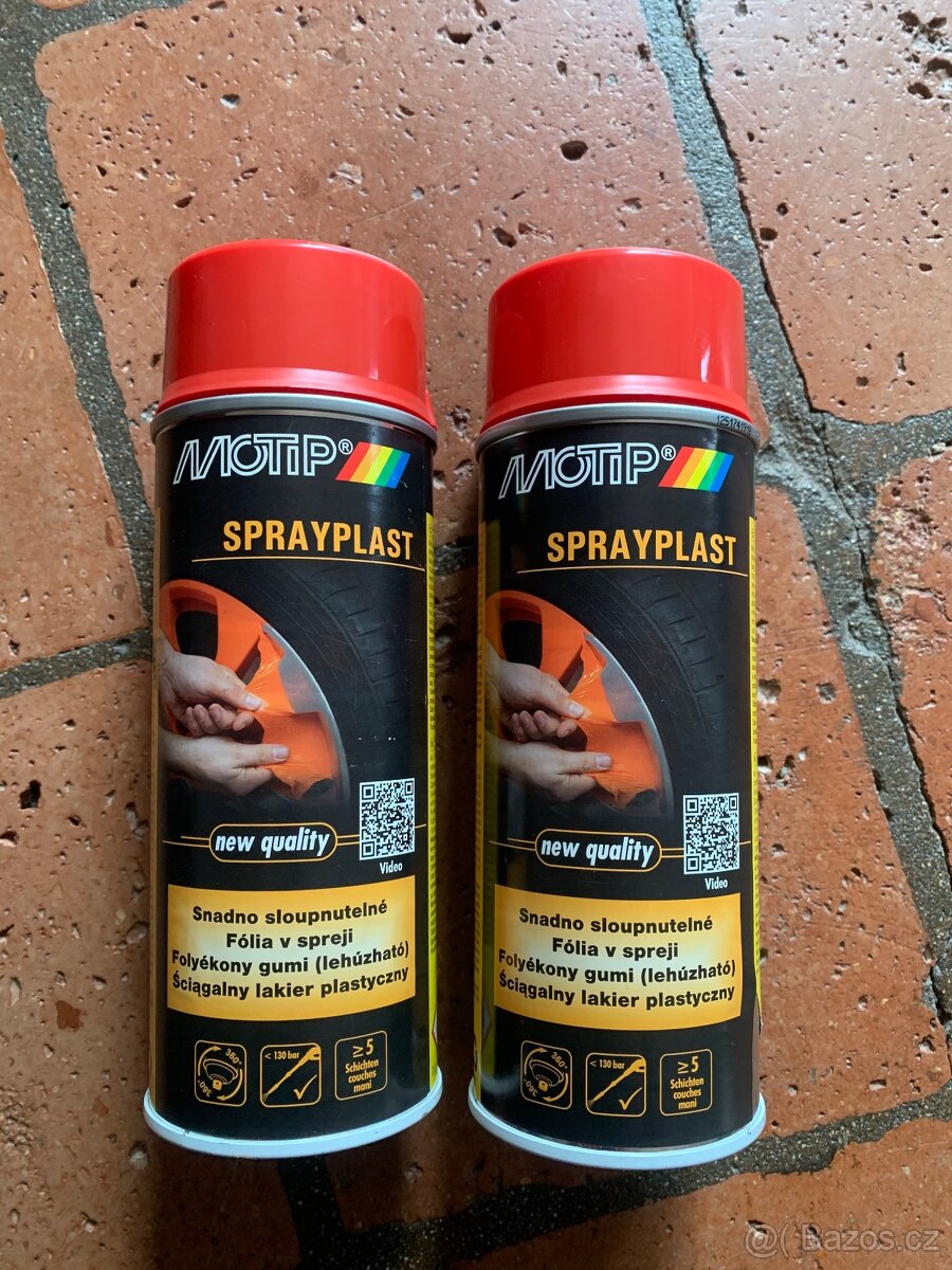 Motip sprayplast červená folie ve spreji