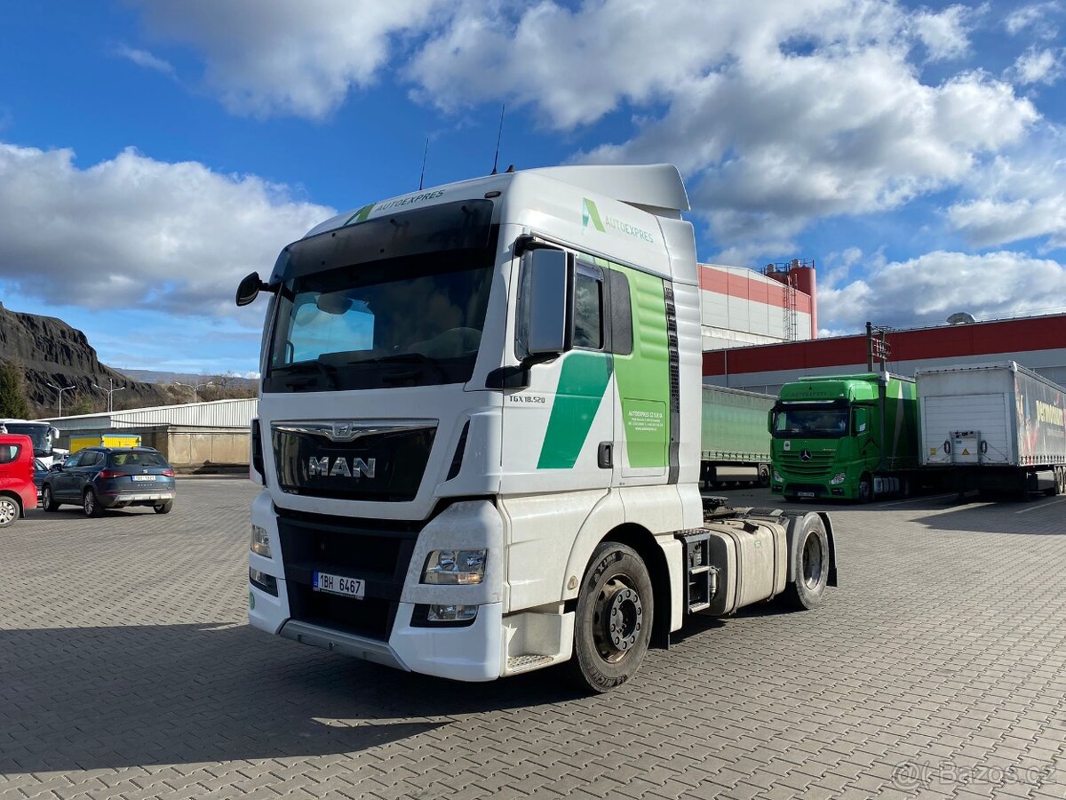 MAN TGX 18.520 4x2 BLS retarder, 2015, EURO VI, ČR