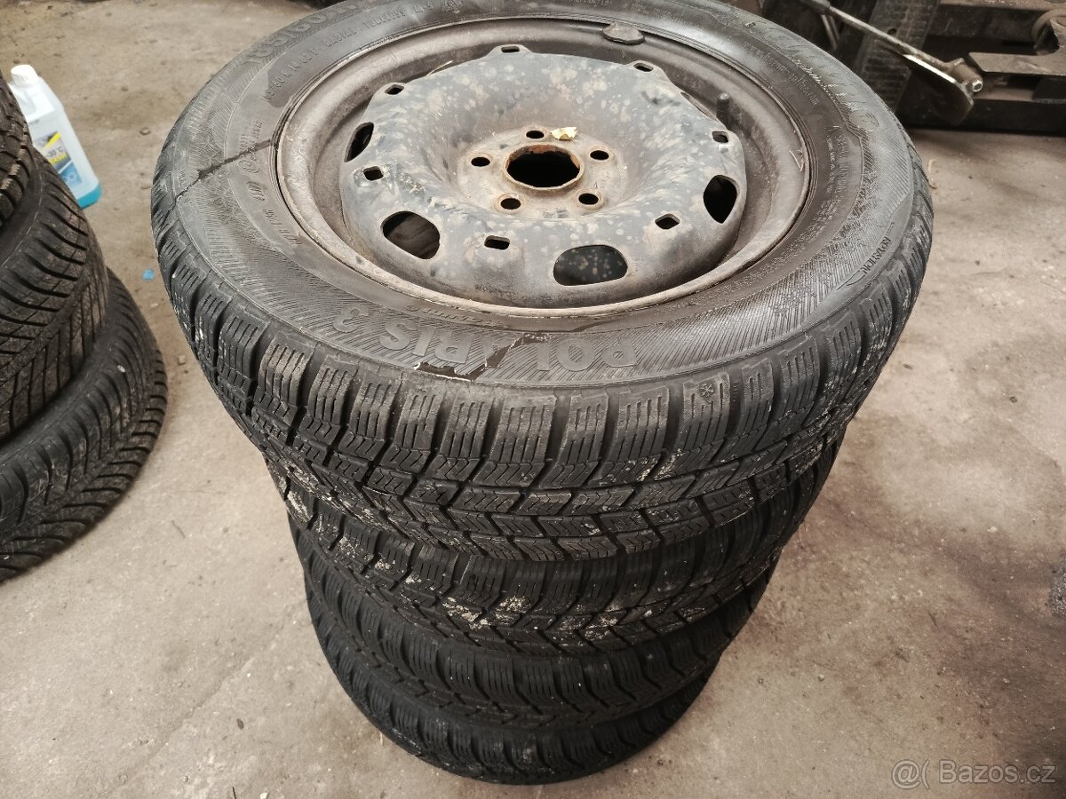 Prodám zimní kola 185/60R14 ET35 Škoda Fabia