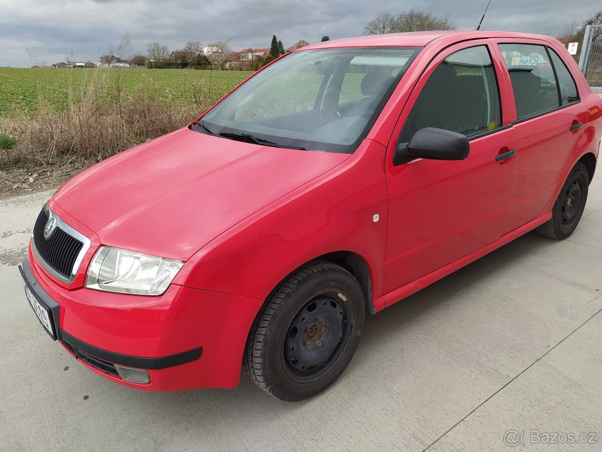 Škoda Fabia 1.4 Mpi, 44kw, 93000KM,nová STK, tažné