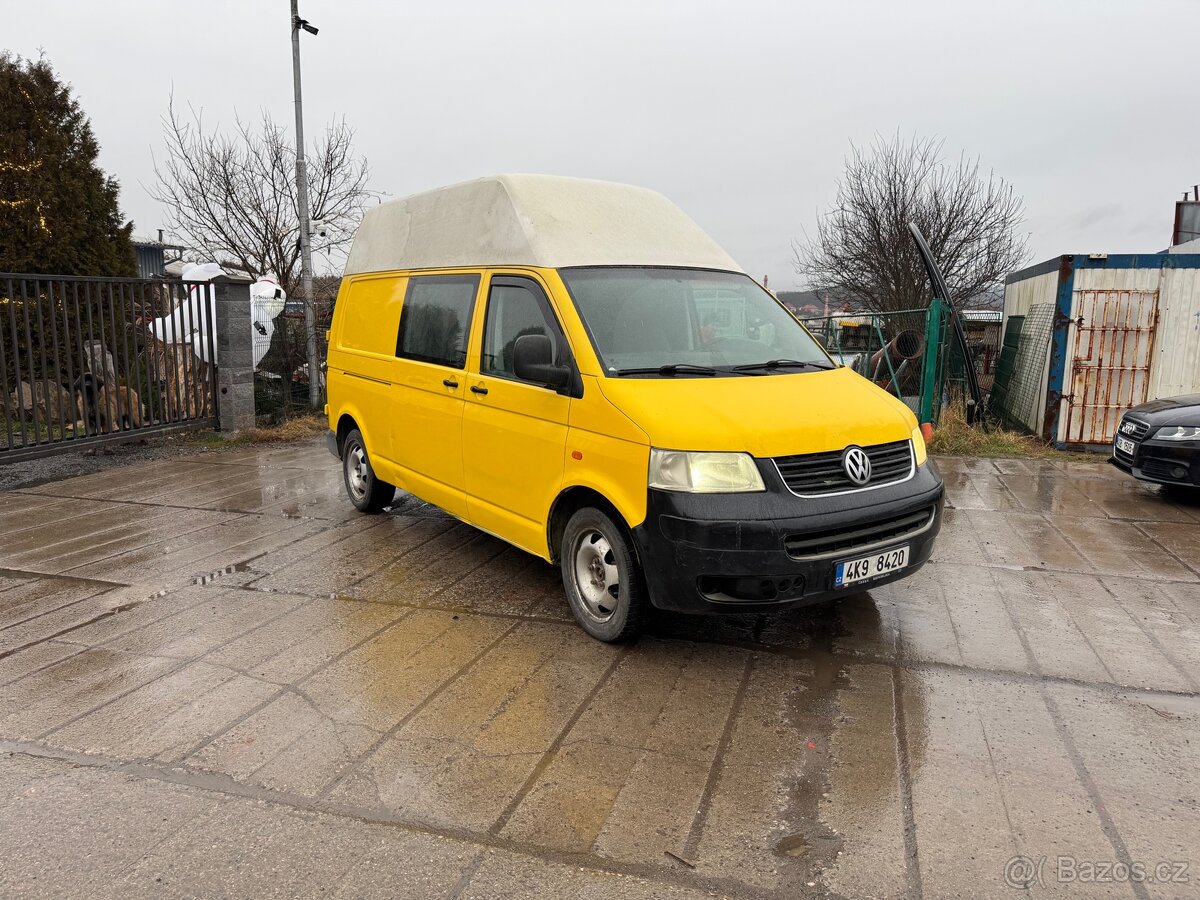 VW T5 2,5 TDI 4x4 vysoký dlouhý