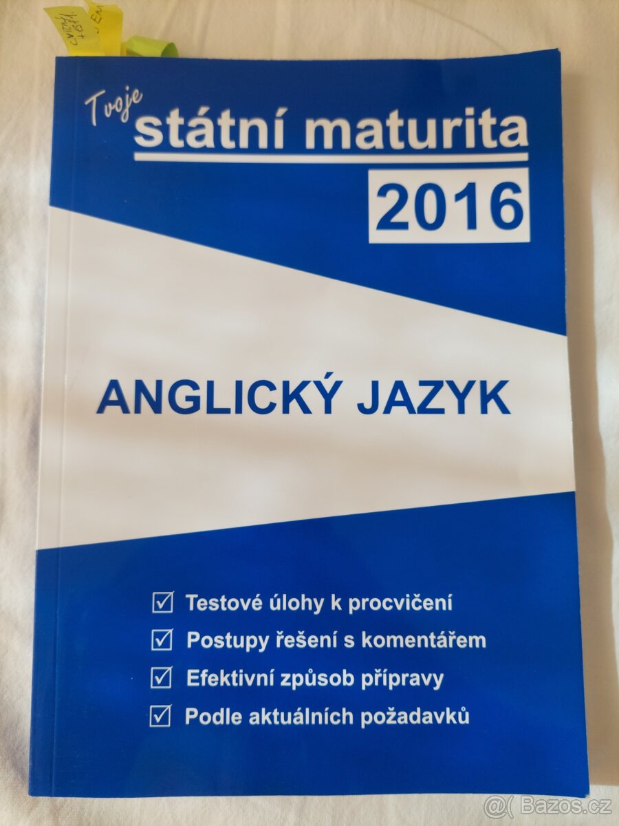 Státní maturita 2016 anglický jazyk