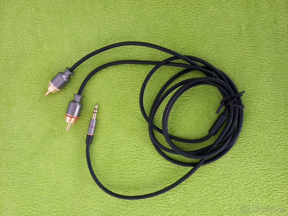 Redukce NuForce Transient jack 3,5/2xRCA samec 1,50m