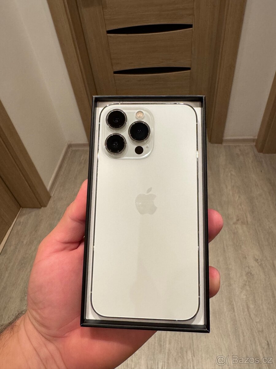 iPhone 13 Pro 128GB Bily 85% Pěkný stav