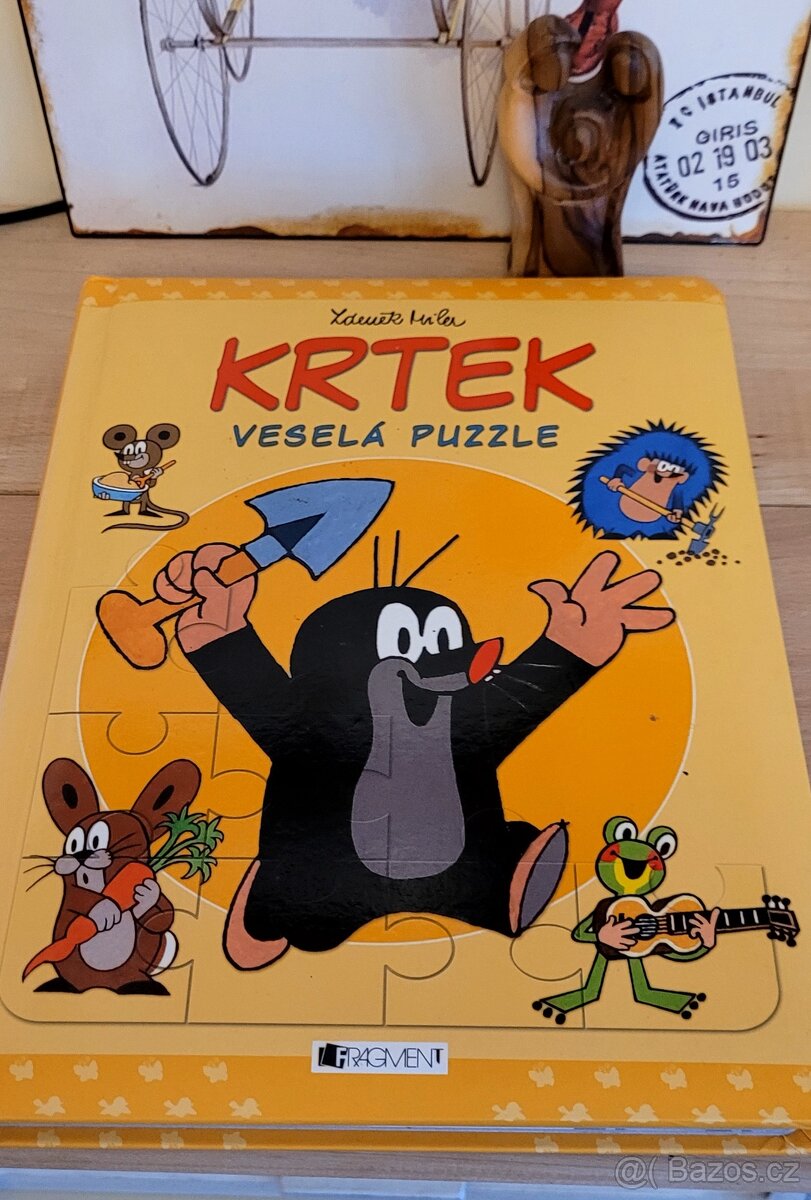 Puzzle pro děti Krteček