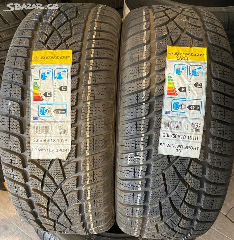 Zimní pneu 235/50 R18 101H Dunlop WS3D - 2 ks