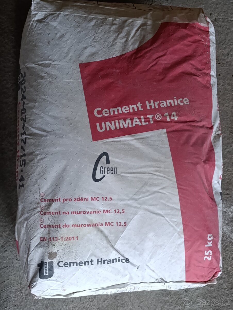 Unimalt   cement Hranice 25kg