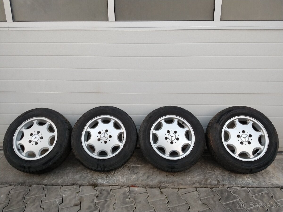 Sada ALU mercedes 6,5x15" pro W210 / W202 / W124 / W201...