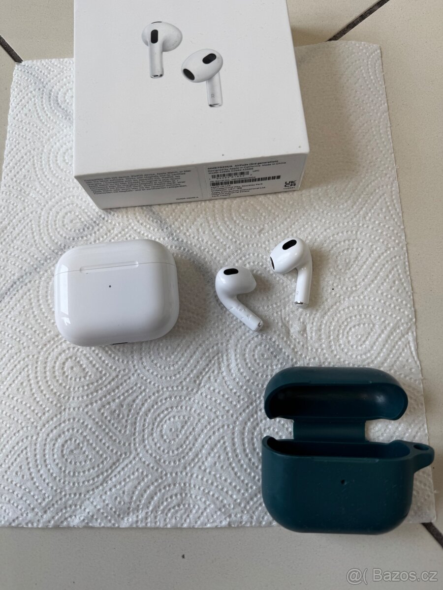 APPLE AIRPODS gen.3 originální- kupováno z datartu