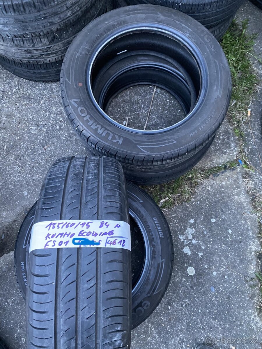 Letní pneu kumho 185/60/15