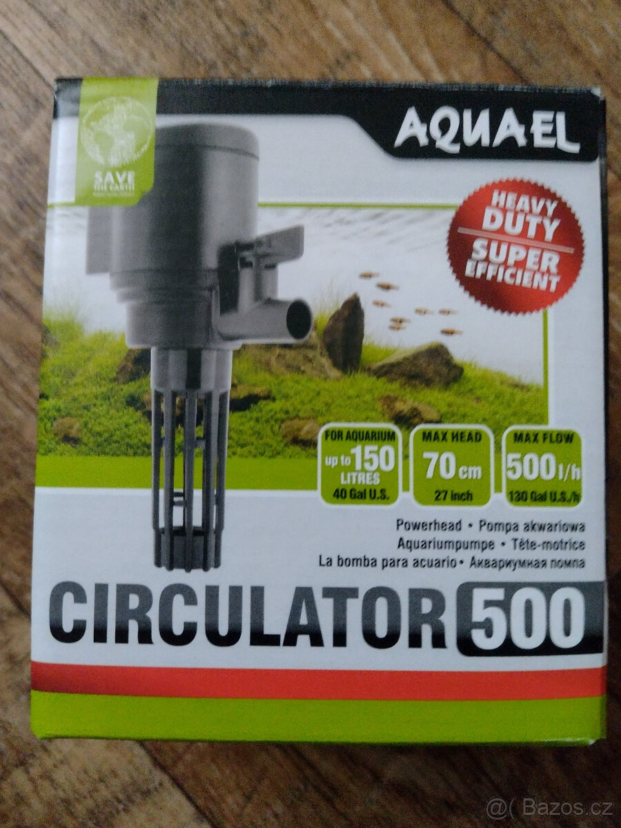 Akvarijní filtr Aquael Circulator 500 + biomolitan