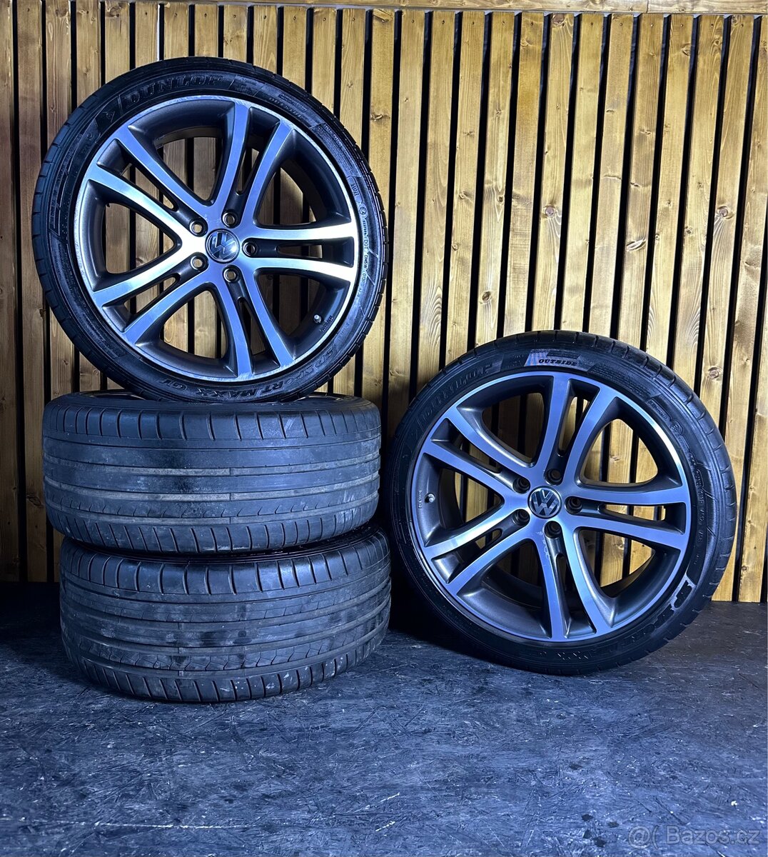 Alu kola 5x112 r19 s letním pneu (tig11)