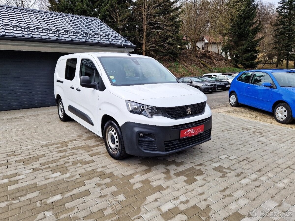 PEUGEOT Partner LONG, 1.5 HDi (75 kW), 5 míst, NAVI