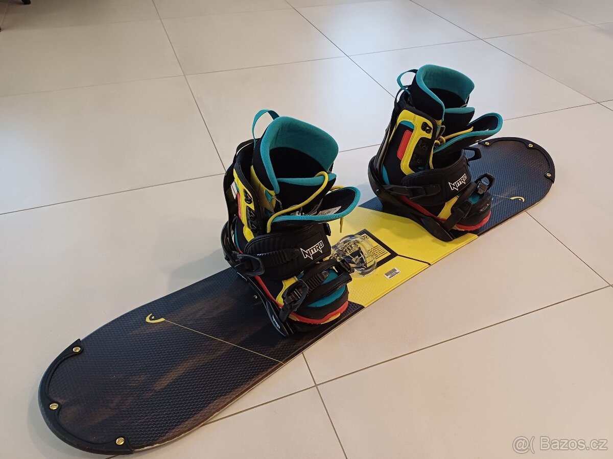 Dětský set  snowboard 120cm + boty