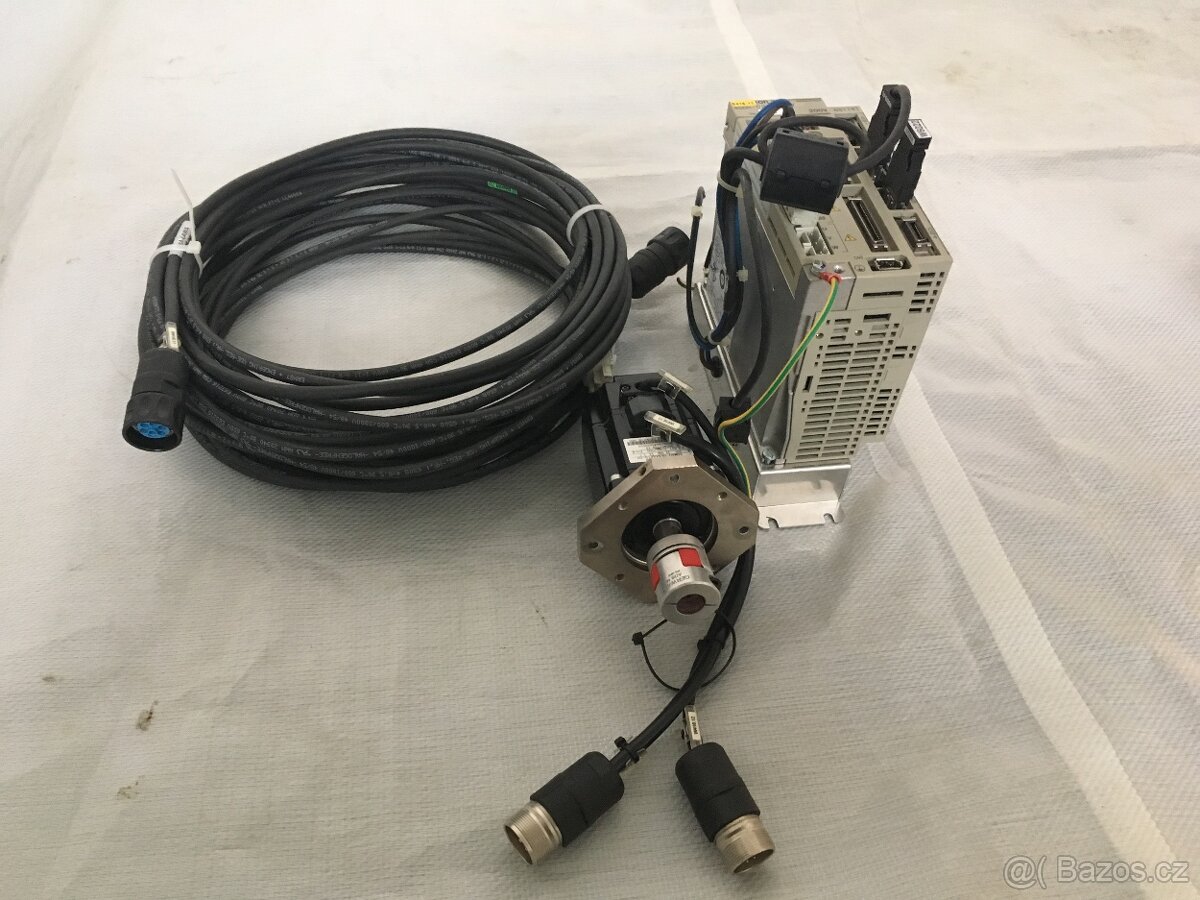 Servomotor OMRON SGMAH-02AAA61D + driver SGDH-02AE-OY