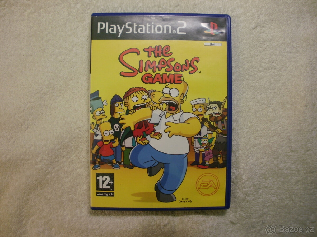 Hra na Playstation 2 - Ps 2 - The Simpsons - Game