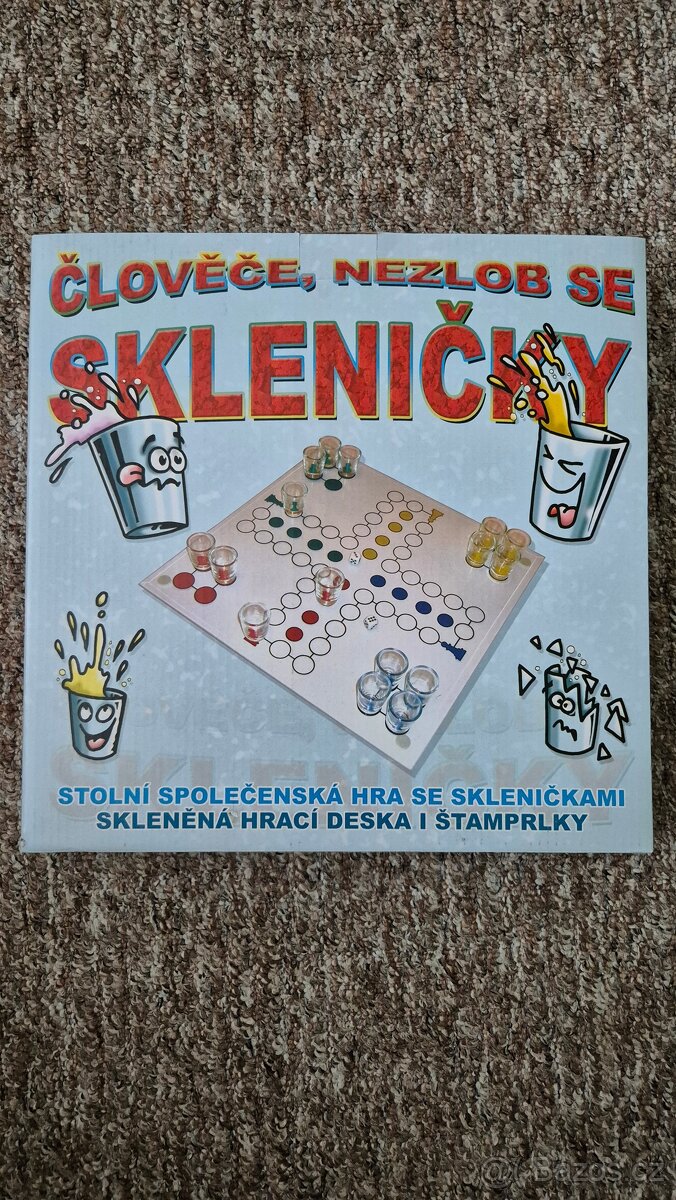 Člověče nezlob se SKLENIČKY