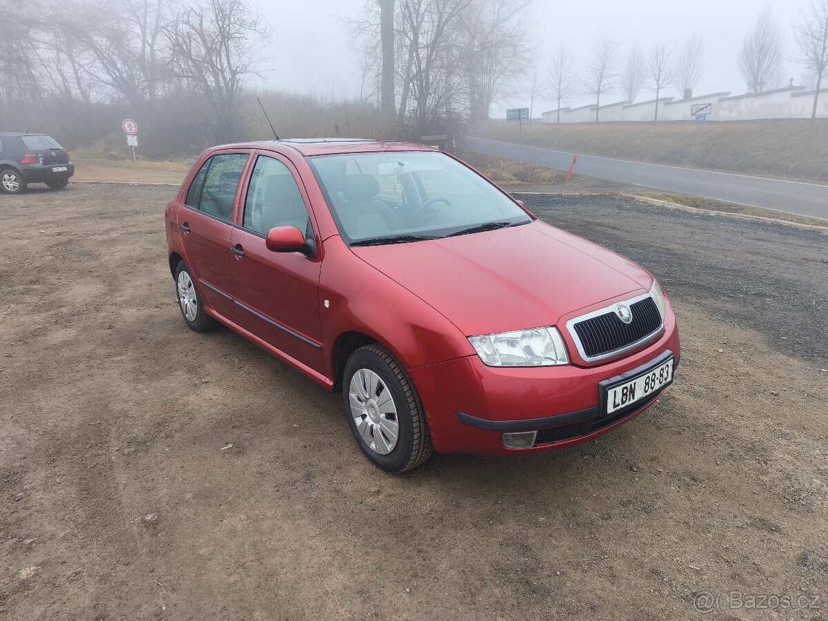 Prodám pěknou Škoda Fabia 1.4 MPI 44kw najeto148tis nová STK