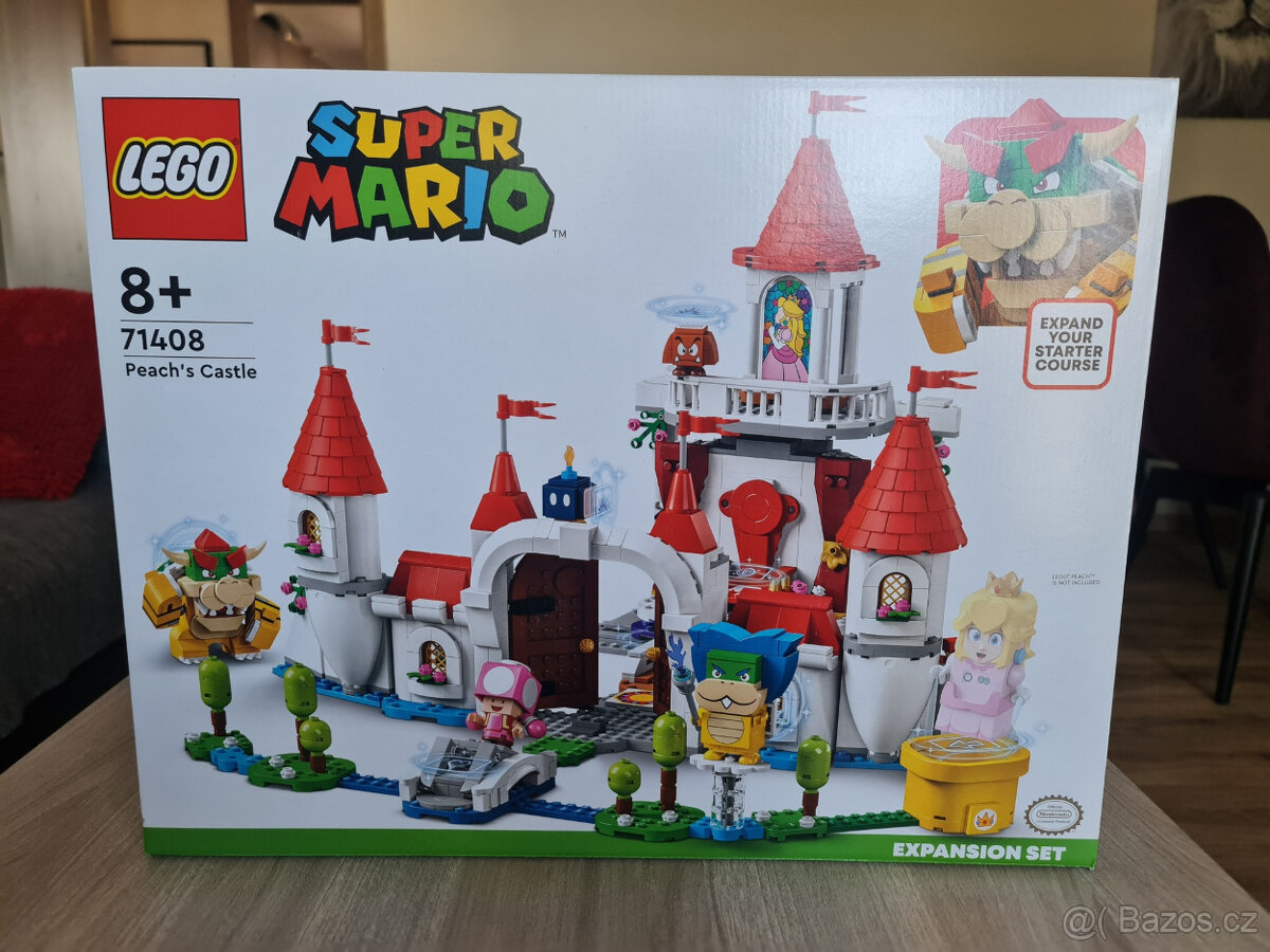 LEGO® Super Mario™ 71408 Hrad Peach / balíkovna na vše 39kč