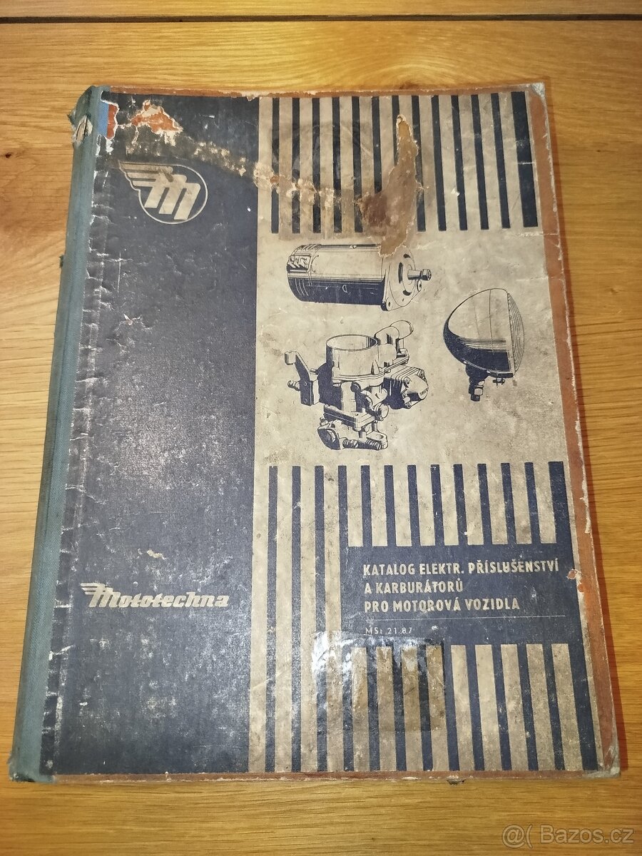 Katalog elektr.příslušenství a karburátorů MOTOTECHNA 1955